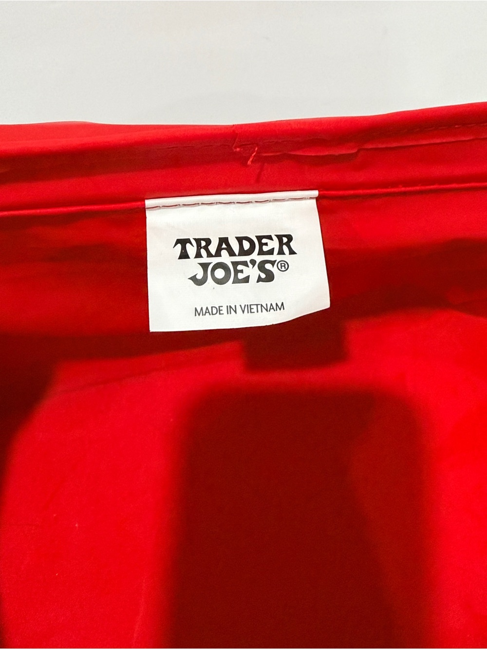 TRADER JOE'S | Red Insulated Lunch Tote - Picture 5 of 6